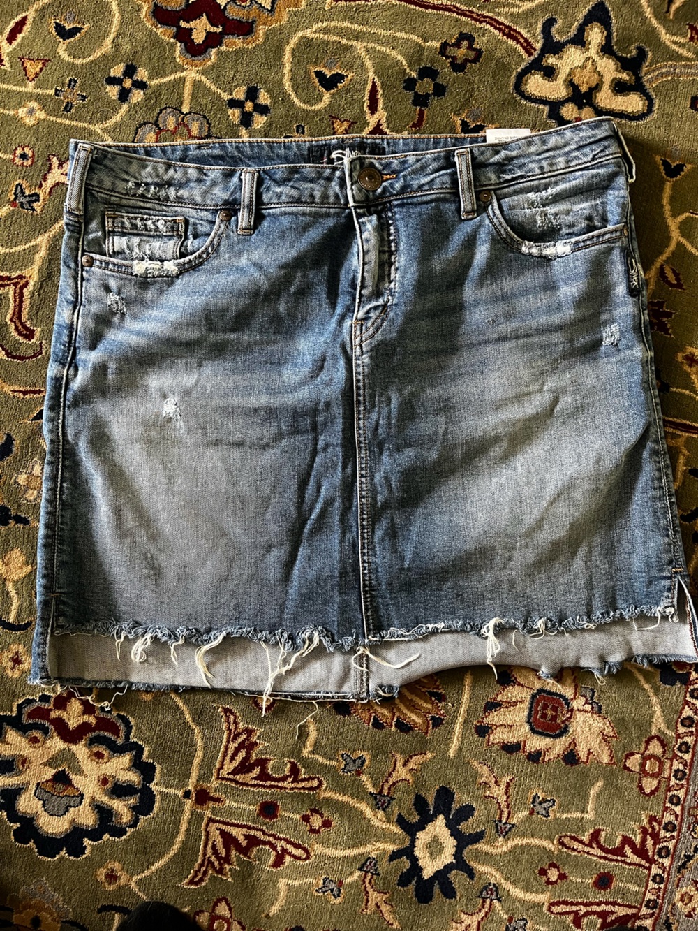 Silver Jeans Blue Distressed Denim - FRANCEY Sz 10